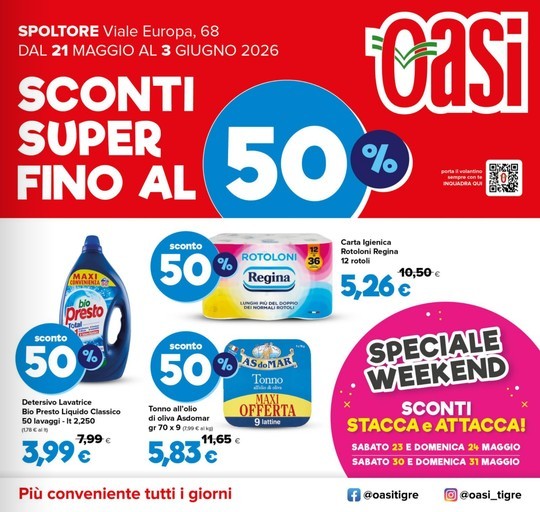 Oasi - Sconti super