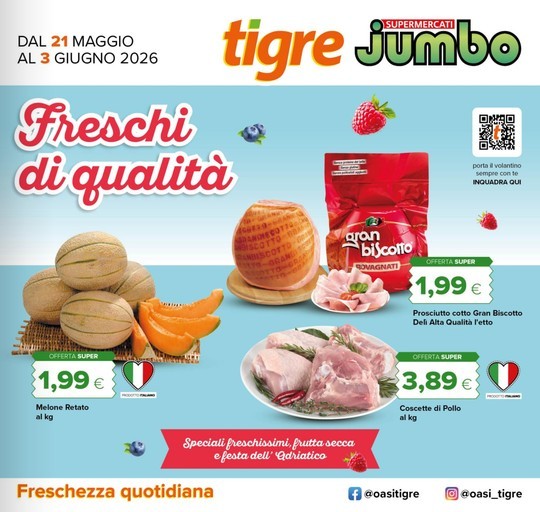 Volantino Tigre