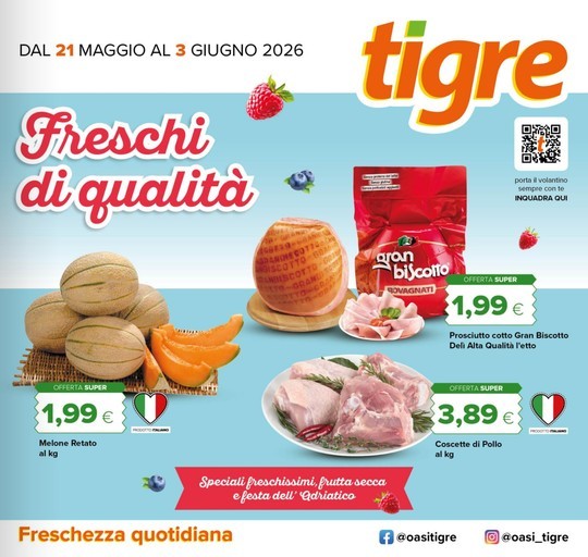 Volantino Tigre