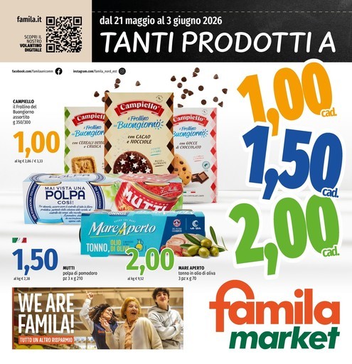 Famila - Tanti prodotti a 1,00 1,50 2,00