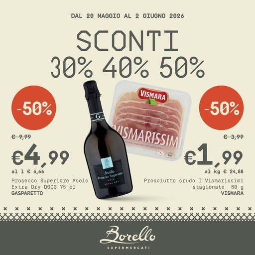 Volantino Borello Supermercati