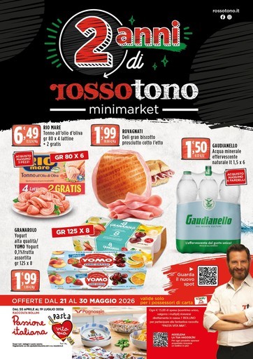 Volantino Rossotono Minimarket
