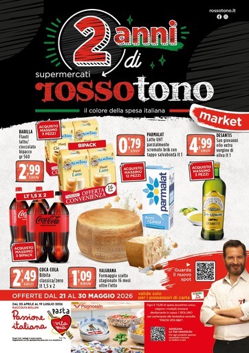 Volantino Supermercati Rossotono Market