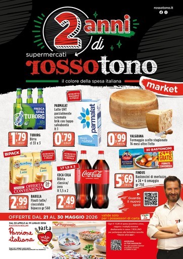 Volantino Supermercati Rossotono Market