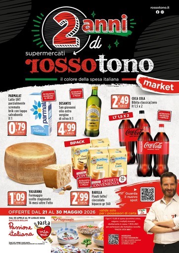 Volantino Supermercati Rossotono Market