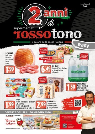 Volantino Supermercati Rossotono Easy