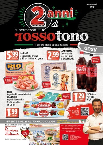 Volantino Supermercati Rossotono Easy