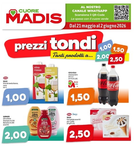 Madis - Prezzi tondi