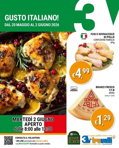 Volantino Tre Valli Supermercato