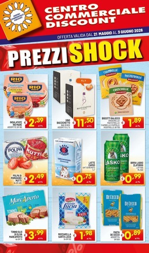 Volantino Centro Commerciale Discount
