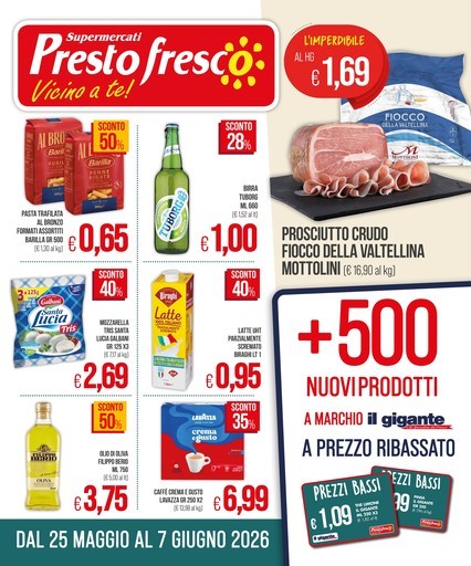 Volantino Presto Fresco