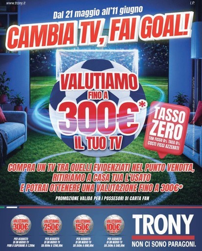 Volantino Trony