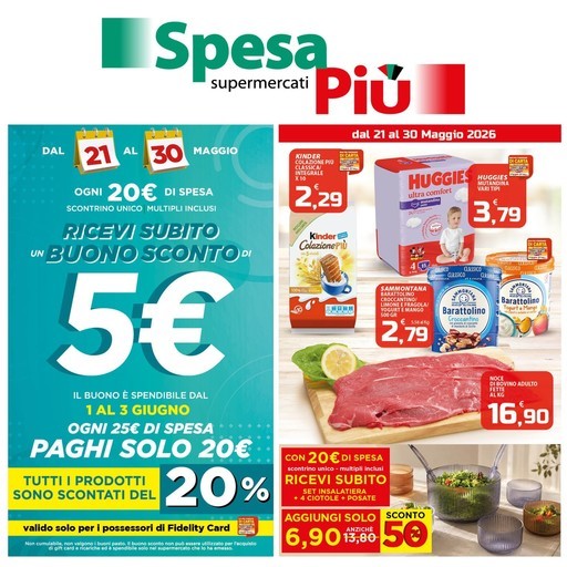 Volantino SpesaPiù Supermercati