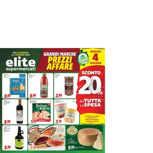 Volantino Elite Supermercati