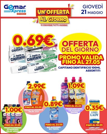 Volantino Gemar Detersivi