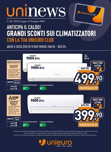 Volantino Unieuro
