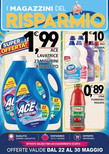 Volantino Magazzini del Risparmio