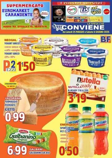 Volantino Euromarket Carandente