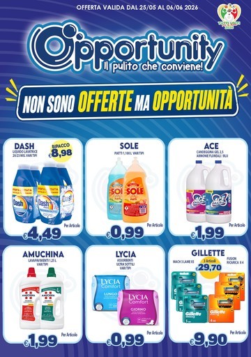 Volantino Opportunity Shop