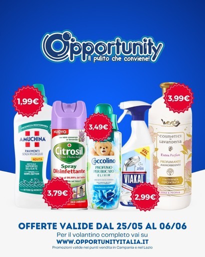 Volantino Opportunity Shop