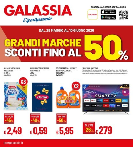 Volantino Galassia