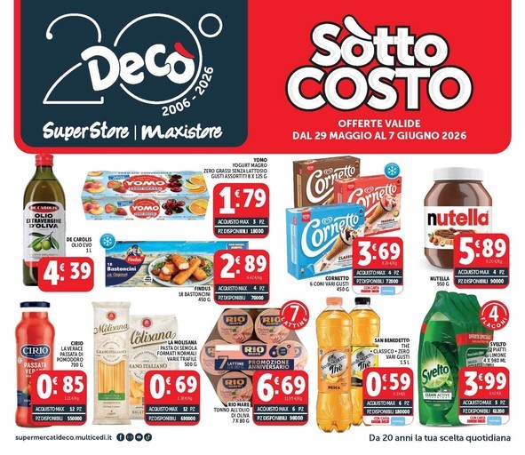 Volantino Deco
