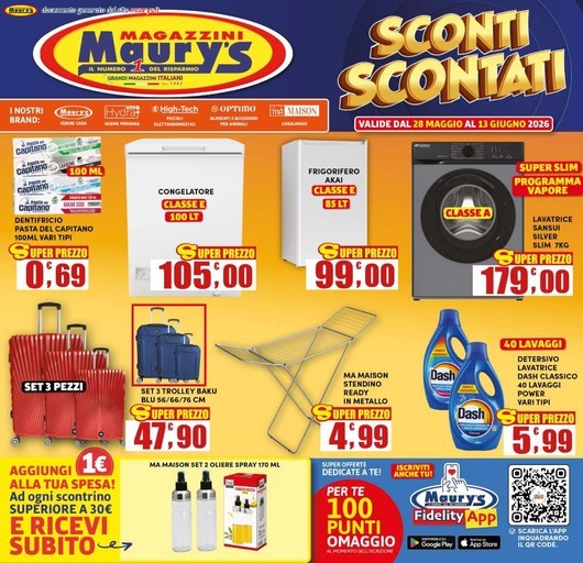 Maury's - Sconti scontati