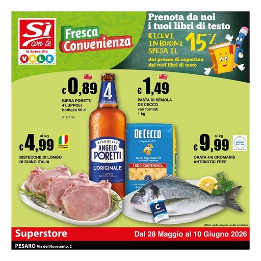 Volantino Si con te superstore