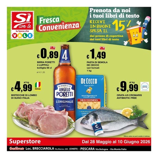 Volantino Si con te superstore