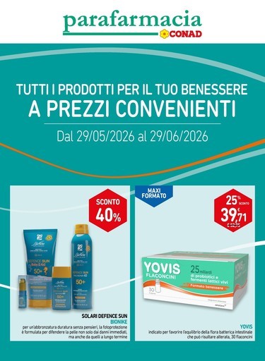 Volantino Parafarmacia Conad