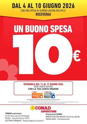 Conad Superstore - BUONO SPESA 10€