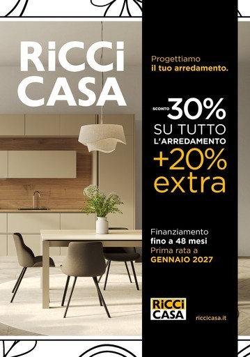 Volantino Ricci Casa
