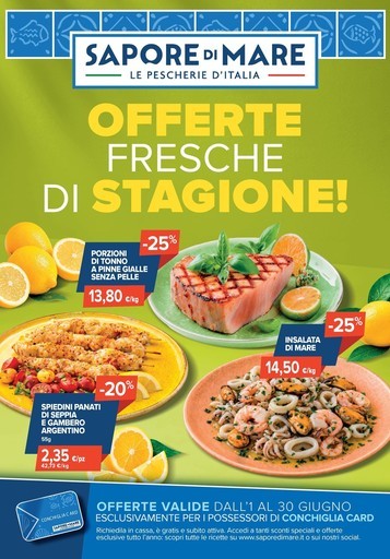 Volantino Sapore di mare