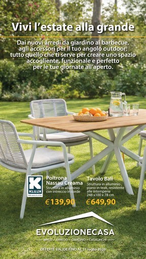 Volantino Evoluzione Casa