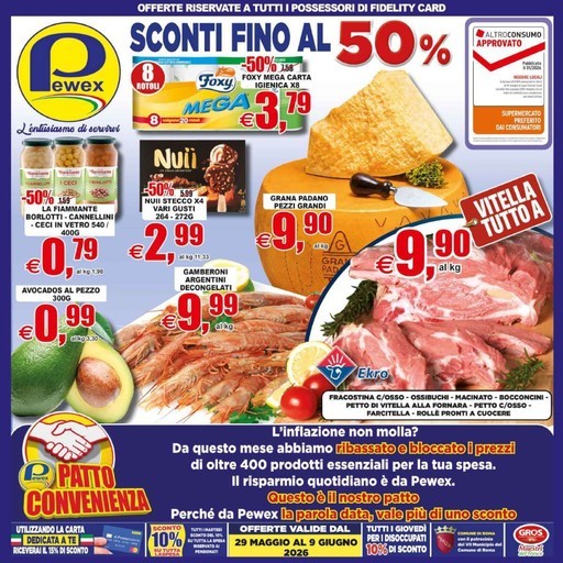Volantino Pewex