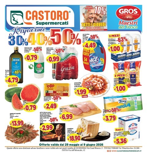 Volantino Il Castoro Supermercati