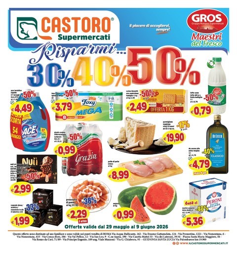 Volantino Il Castoro Supermercati