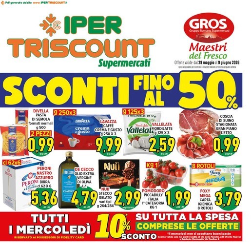 Volantino Ipertriscount