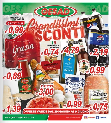Gesad Supermercati - Grandissimi sconti