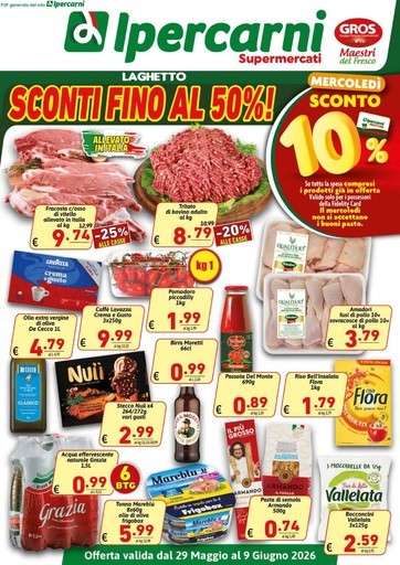 Ipercarni - Sconti fino al 50%!