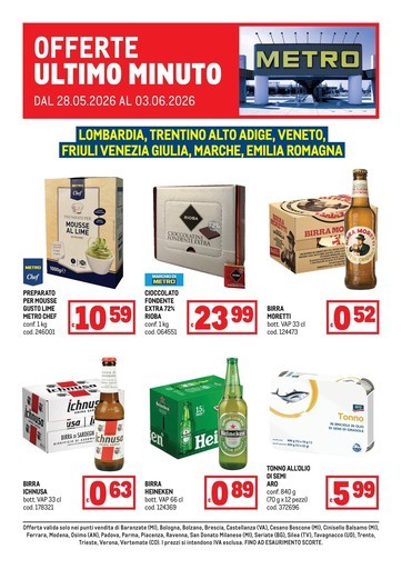 Metro - Offerte Ultimo Minuto - AREA 1