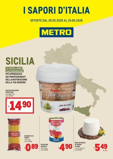 Metro - Sapori dItalia - SICILIA