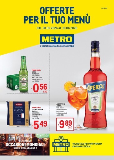 Volantino Metro