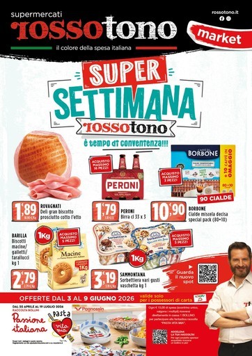 Volantino Supermercati Rossotono Market