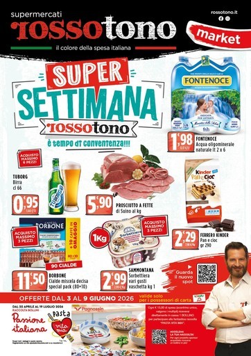 Volantino Supermercati Rossotono Market