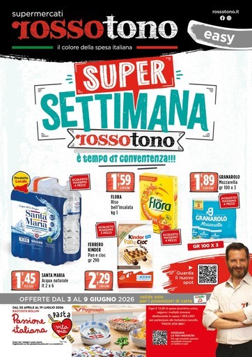 Volantino Supermercati Rossotono Easy