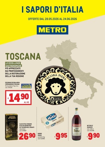 Metro - Sapori dItalia - TOSCANA