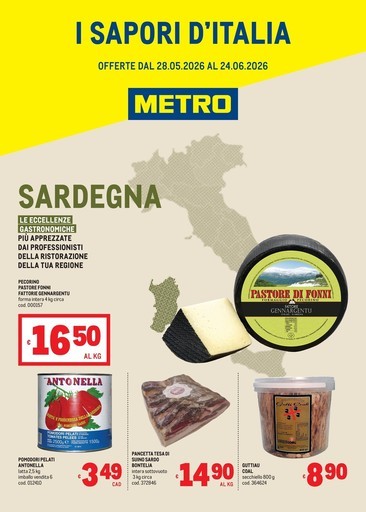 Metro - Sapori dItalia - SARDEGNA