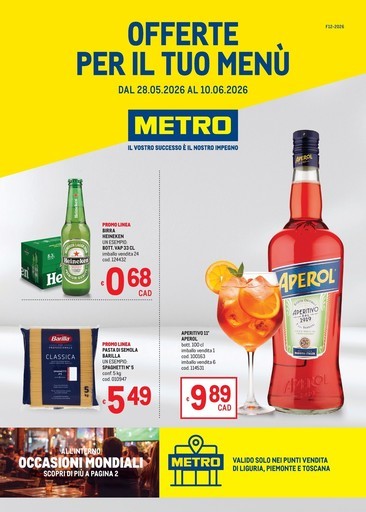 Volantino Metro
