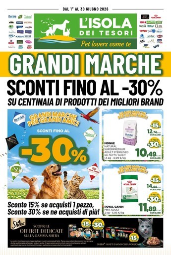 Volantino L'Isola dei Tesori